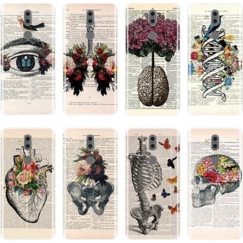 TPU Soft Phone Case For Nokia 7.1 6.1 5.1 3.1 2.1 Silicone Skull Flower Heart Eye Back Cover For Nokia 2.1 3.1 5.1 6.1 7.1 Plus