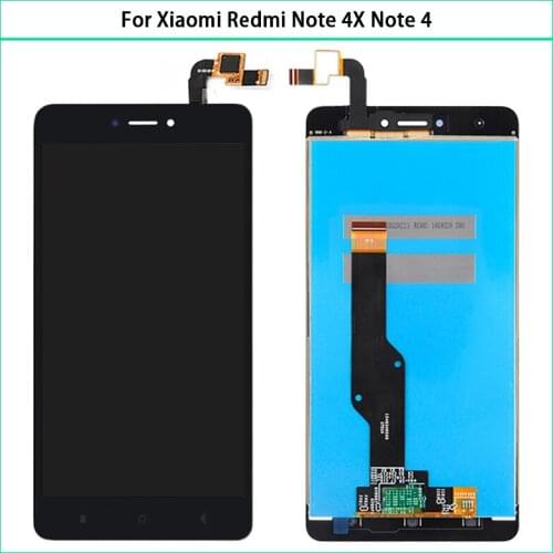 Original New For Xiaomi Redmi Note 4X Note 4 Global Version Snapdragon 625 Touch Screen Panel Digitizer Sensor Assesmbly Replace