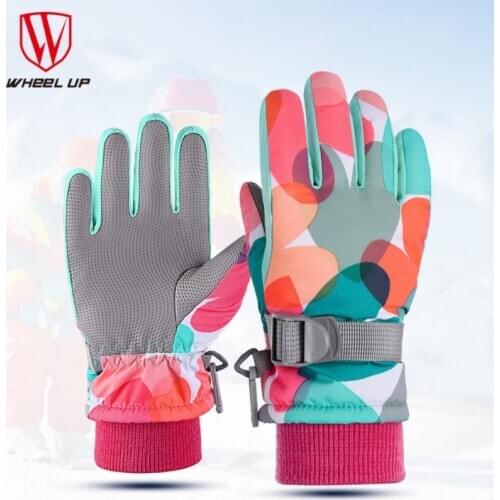 Women Men Skiing Gloves Winter Waterproof Snow Outdoor Sports Cycling Riding Non-Slip Breathable Cold Weather Gloves