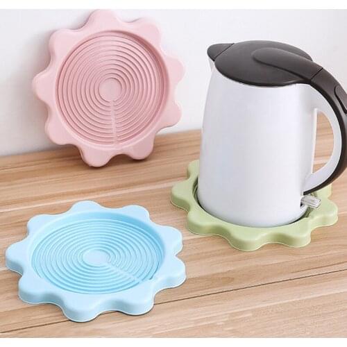 Hot Water Bottle Mat Kettle Tray Boiling Water Bottle Mat Household Thermos Bottle Heat-proof Insulation Pad Water Filter Tray