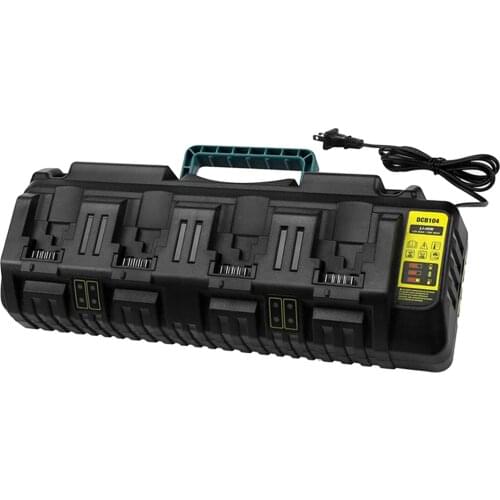 Portable Li-ion Battery Charger 3.0 Usb Output Frequency 50-60HZ for DCB104 DCB102 DCB200 14.4V 18V Rechargeable Parts US Plug