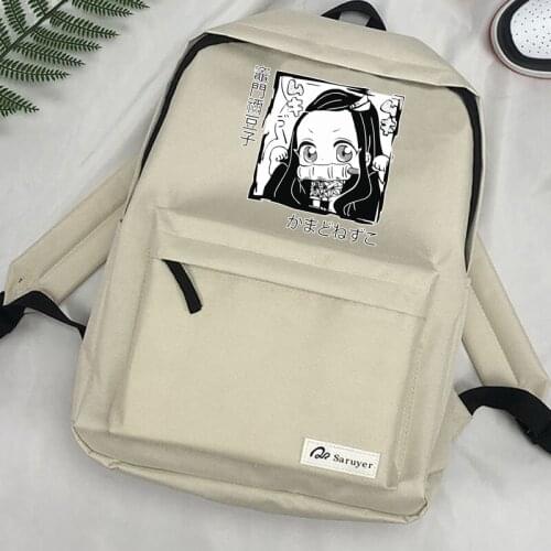 Demon Slayer Nezuko bolsas laptop designer women bolso mujer mujer infantil backpack