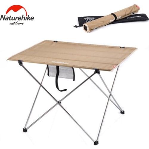 Foldable Camping Picnic Table Portable Compact Folding Roll-up Table in a Bag - Lightweight and Easy to Carry for Camping Hiking