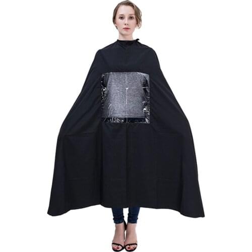 Haircut Waterproof See-through Cloth Non-stick Hair Square Cloth Adult Hair Salon Haircut Waterproof Cloth