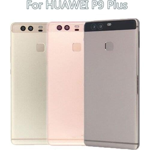 Sinbeda For Huawei P9 Plus rear cover fingerprint sensor original metal back cover battery cover + housing + lens + side buttons