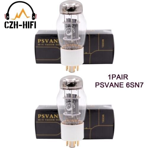 1pair Psvane Brand New HiFi 6SN7 VACUUM TUBE Electronic Valve Replace Universal 6SN7 Tubes Audio Amplifier DIY Matched Tested