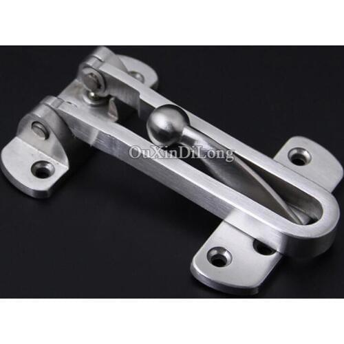 Brand New 2PCS Stainless Steel Security Window Door Guard Restrictor Lock Latch Safety Chain Catch