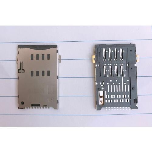 5pcs/Original for Huawei S7 S7-601U S7-611U S7-721U S10-201U S10-231U Sim card Reader socket connector