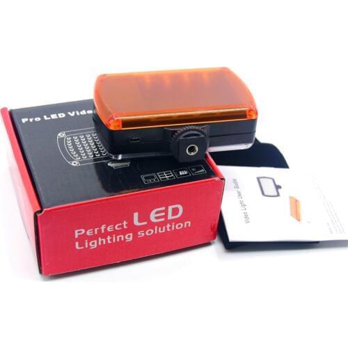 96 LED Phone Video Light Photo Lighting on Camera Hot Shoe LED Lamp for iPhoneX 8 Camcorder Canon/Nikon DSLR Camera Live Stream