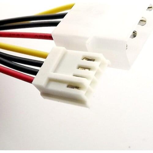 5pcs IDE 4 Pin Male Molex to Floppy Drive 4 Pin Power Supply Adapter Connector Cable Cord 20cm/30cm