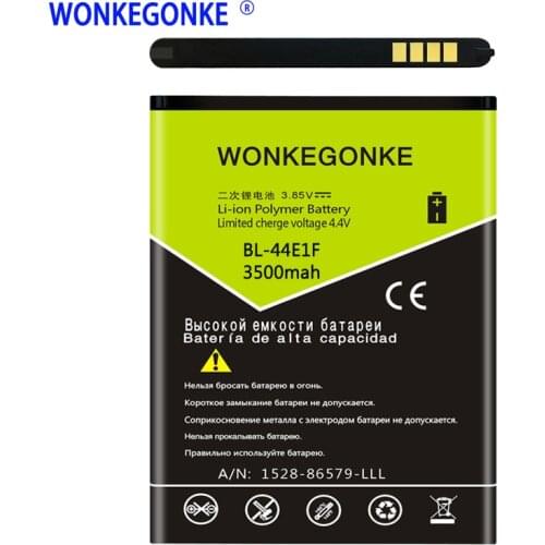 WONKEGONKE BL-44E1F Battery For LG V20 Battery H990 F800 VS995 US996 LS997 H990DS H910 H918 Stylus3 M400DY Batteries Bateria