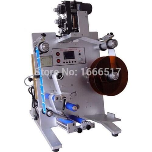 Automatic Round bottle labeling machine, double labels labeler,PLC operation control ATT