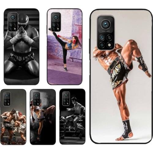 Muay Thai Martial Case For POCO M3 Pro F3 X3 Pro Cover For Xiaomi Mi11 11Lite 11Pro Mi 10T Pro Note 10 Lite