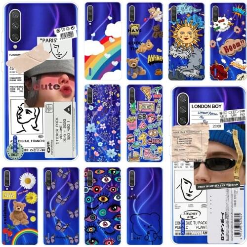For Xiaomi Mi A3 Xiaomi MiA3 Case Ultra Clear Cute Silicone TPU soft Cartoon Phone Back Cover case for Xiaomi Mi A3 mi A 3 cases