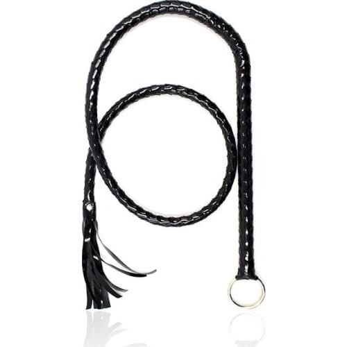Sex Fetish Toys Leather Whip for Women Erotic Bondage Restraints Flogger Spanking Sex Tools for Couples