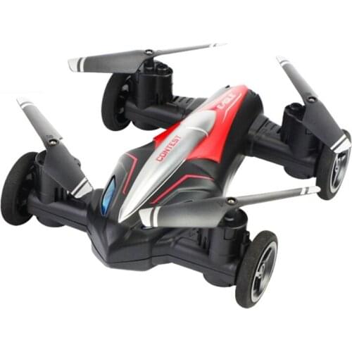 2.4G Ground-Air Drone Quadcopter Fly Car Air Ground Dual Mode Headless RC Helicopter One-Key Return Remote Control
