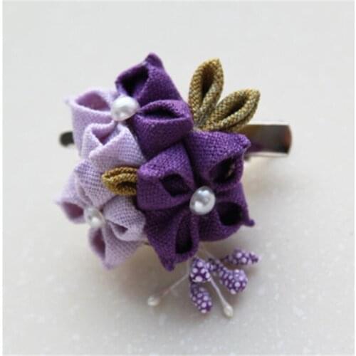 1pcs Handmade Japanese Style Hair Decor Hair Clip for Kimono Cosplay Costume Accessories Badge Brooch for Women Girl Gift