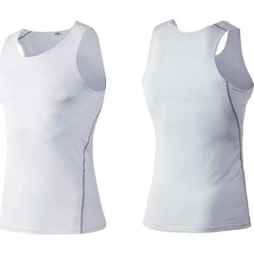 Men Compression Base Layer Sleeveless Vest Tank Top Quick-drying Sports Gym Under Shirt B99