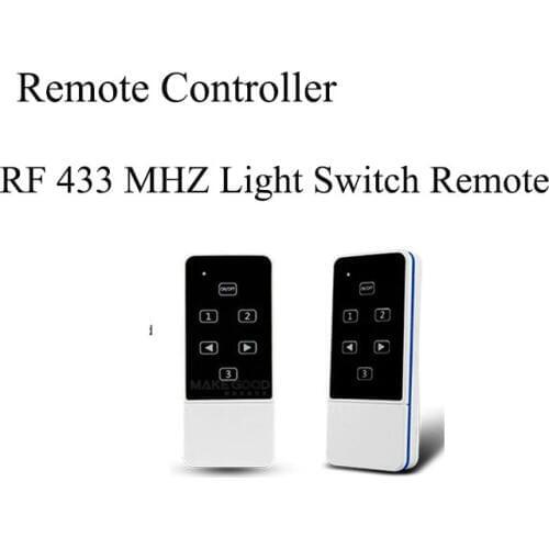 Smart Home Wall Switch Remote Controller,Frequency 433mhz RF Remote Distance 20M Wifi Wireless Controller For Light Switch