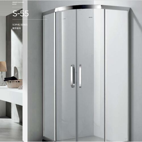 One shaped shower room custom dry and wet separation bathroom bath room bath screen mobile toilet partition simple