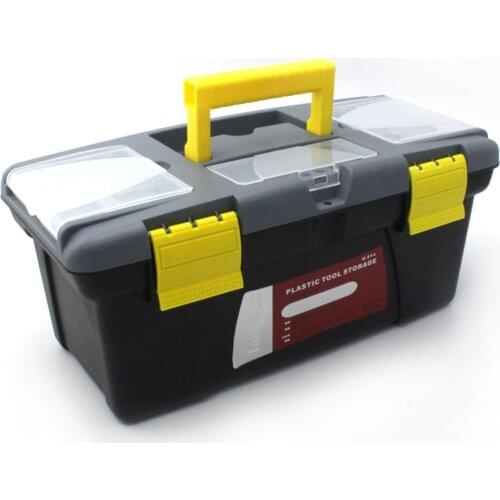 Portable Plastic Hardware Toolbox Household Small Size Multifunction Maintenance Toolbox Car Storage Box Anti-fall Box