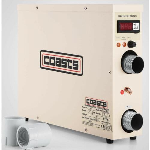 EU Warehouse 220V 11KW Swimming Pool SPA Stable Electric Water Heater Thermostat Hot Tub 240V MAX