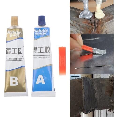 A+B Metal Repairing Super Adhesive Epoxy Glue Iron Steel leakage Plugging Welding Glue