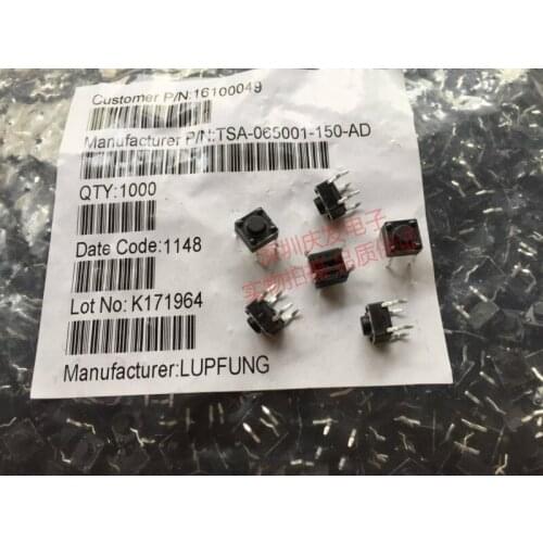 Taiwan Tact Switch 6*6*5 Plug 4 Foot Induction Cooker Switch Button Micro Switch 6 6 5