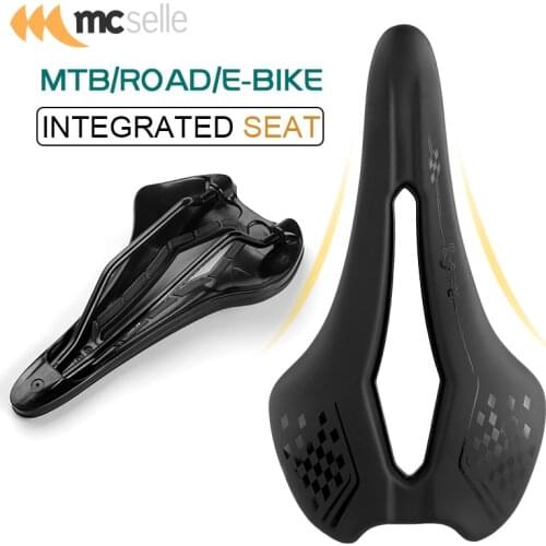 MCSELLE Ultralight Selle Road Bike Saddles Racing Seat MTB Bicycle Comfortable Seat Mat Cycling Spare Parts