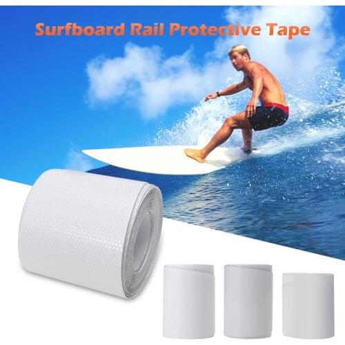 2PCS 83'' / 75'' White SUP Board Protection Tape Surfboard Rail Protective Film Surfboard Paddle Board Accessories