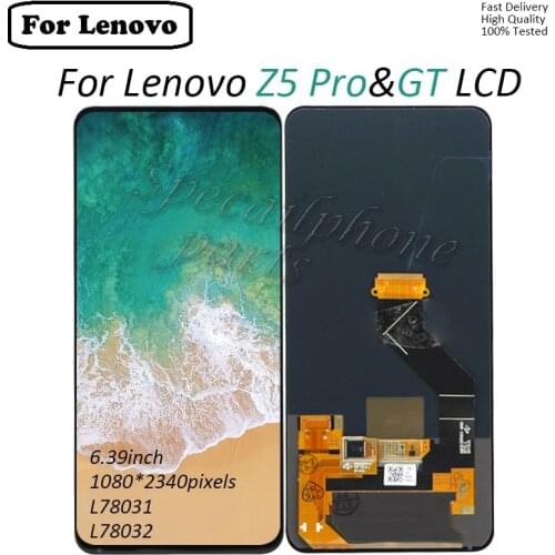 6.39'' AMOLED For Lenovo Z5 Pro LCD With Touch Panel Screen Digitizer Assembly For lenovo z5 pro GT L78031 L78032 Pantalla