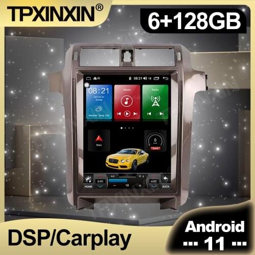 128GB Android 11 For Lexus GX 460 2010 - 2019 Tesla Car Radio Multimedia Auto DVD Player Navigation Stereo GPS 2 din Accessories