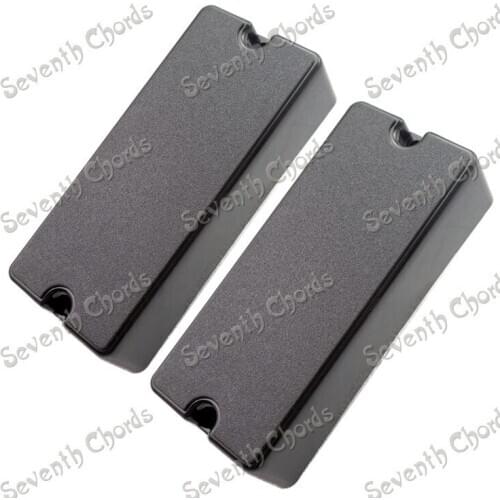 2 Pcs Plastic Sealed Closed Type Pickup Covers/Lid/Shell/Top FOR 4 String Bass Guitar (2 Screw Hole) Length 88.8mm