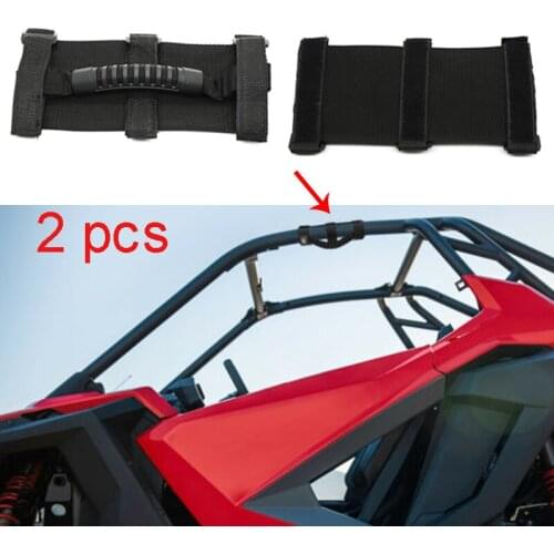 2 Pack ATV UTV Sports Roll Bar Cages Grab Handle Hold for Polaris RZR Ranger 800 900 1000 For Can-am Commander Maverick x3 1000