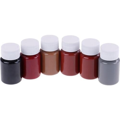 20ML Colors Leather Paint Set DIY Leather Edge Paint Edge Oil Dye Highlights Professional Watercolor Paint Liquid Art Supplies