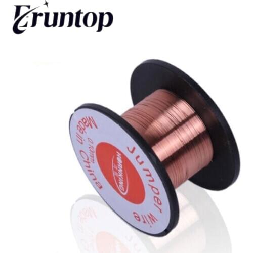 5PCS 0.1mm Copper Soldering Solder PPA Enamelled Reel Wire Roll 15m