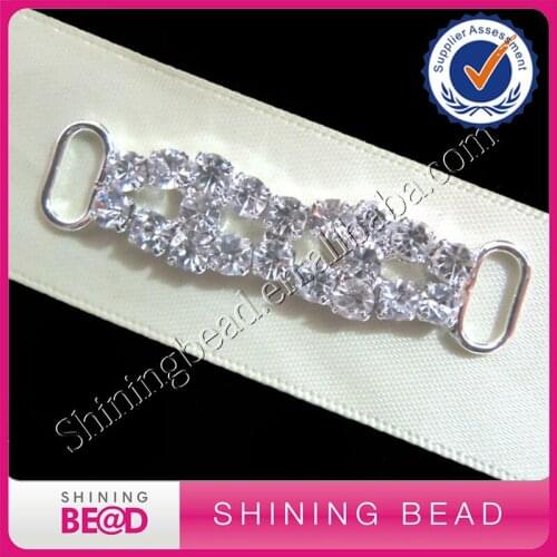 50pcs/lot Crystal Rhinestone Bikini Connectors/ Buckle With 45mm Buttons For Swimming Wear Bikini Decoration