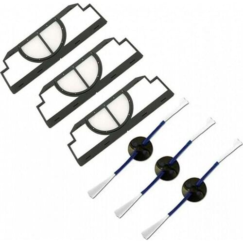 6pcs/set Filter Side Brush Replacement Kit for iRobot Roomba 400 Discovery Series Sweeping Robot Vacuum Cleaner Spare Parts