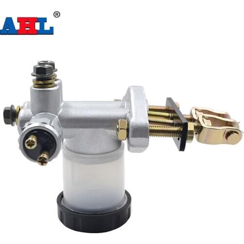 AHL Motorcycle Rear Brake Pump Master Cylinder One Word Pump For 90cc 110cc 125cc 150cc 200cc 250cc Go Kart Buggy Sunl BMS