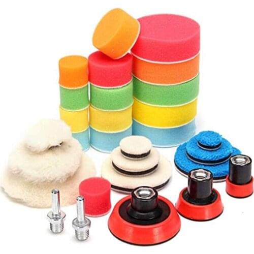 Promotion! Polishing Wheel Buffing Car Beauty Waxing Car Polishing Pad Set Polishing Buffer Waxing Buffing Pad Gross Polish Poli