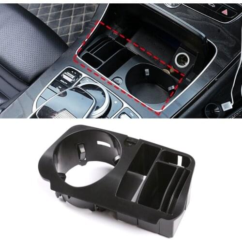Car Central Control Water Cup Holder Storage Box Phone Holder for Mercedes Benz C E GLC Class W205 X253 W213