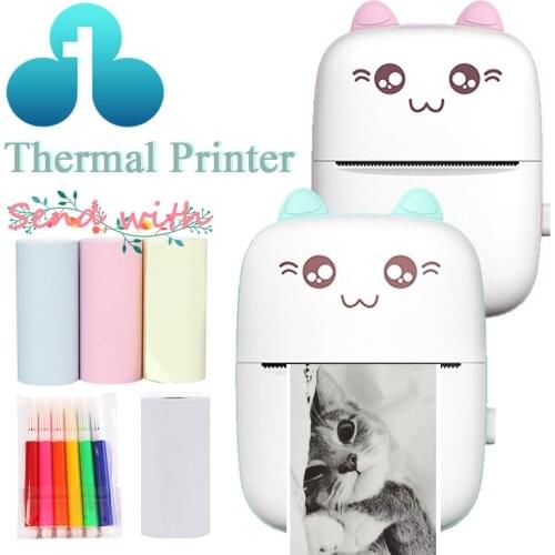 Wireless label printer Portable Pocket Label Printer Portable BT Thermal Label Printer Home Use Office Fast Printing Printer