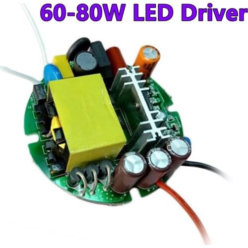 Corn Lamp 50W 60W 70W 80W Round LED Driver Adapter 350mA 450mA 600mA 750mA 900mA 1050mA 1.2A 1.5A 1.8A 2.1A 2.4A Power Supply
