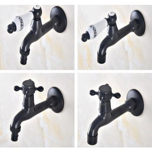 Oil Rubbed bronze One Handle Kitchen faucet wall mounted Laundry bathroom Mop Water Tap Garden Washing Machine Faucet aav336