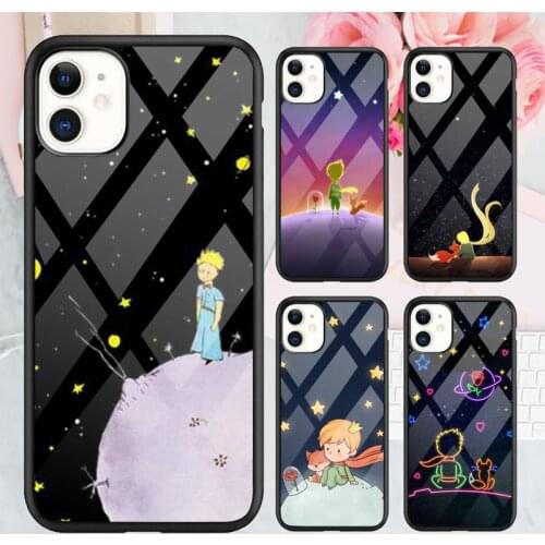 Cartoon The Little Prince Phone Case TPU+PC For iPhone X XR XS 11 12 mini Pro MAX 7 8 Plus