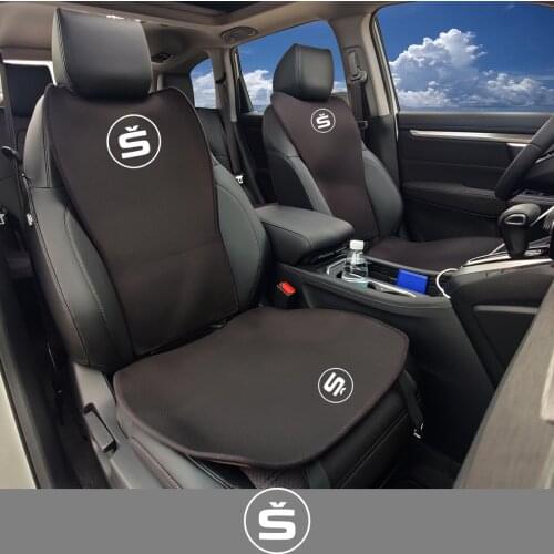For SKODA SUPERB KODIAQ KAMIQ OCTAVIA YETI FABIA RAPID SCALA 4X4 Car Soft Plush Seat Cushion Warm Winter Pad Mat Auto Interior
