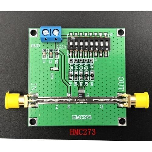 HMC273 Digital Attenuator with Attenuator Bit Values of 1 (LSB), 2, 4, 8, and 16 DB