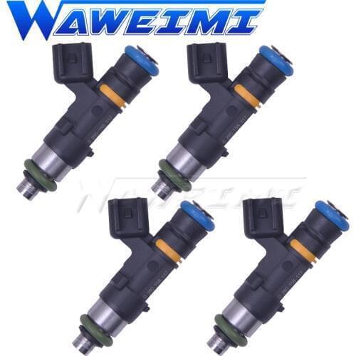WAWEIMI 4 Pieces Fuel Injector High Flow 1300cc OE 0280158117 For Volkswagen Golf with 1.8T 20V Turbo Engine 00-05