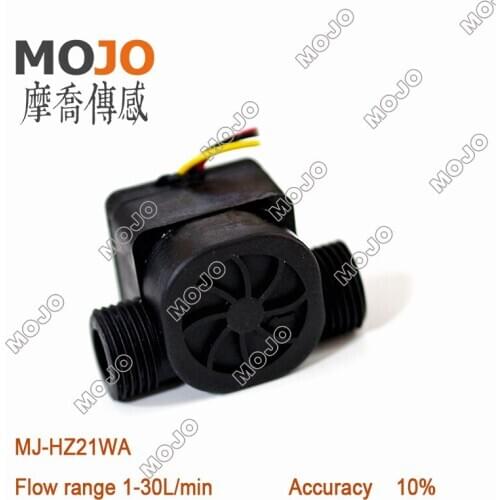 MJ-HZ21WA 1-30l/min 10% precision flow range G1/2'' plastic hall pulse meter