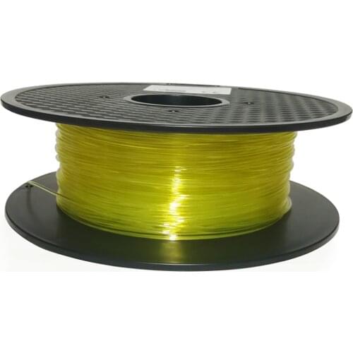 Professional 3D Printer Filament Manufacture 1.75mm PVA Water Dissolvable Filament -0.5kg/1.1lbs Transparent Color
